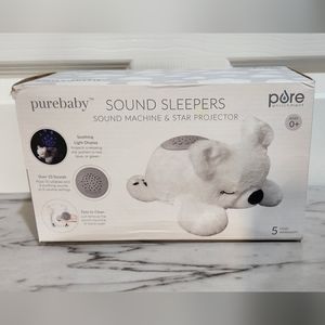 NWT Purebaby Soundsleepers sound machine and star projector